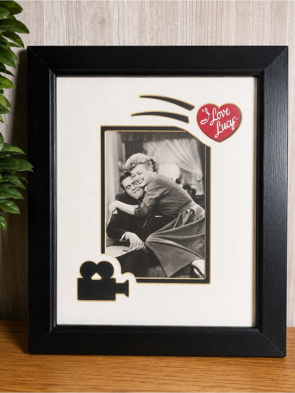 I Love Lucy Framed Collectible Wall Art Lucille Ball & Desi Arnaz